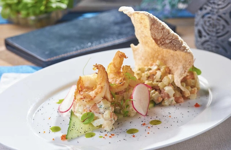 Салат Оливье "Эби- сальмон"